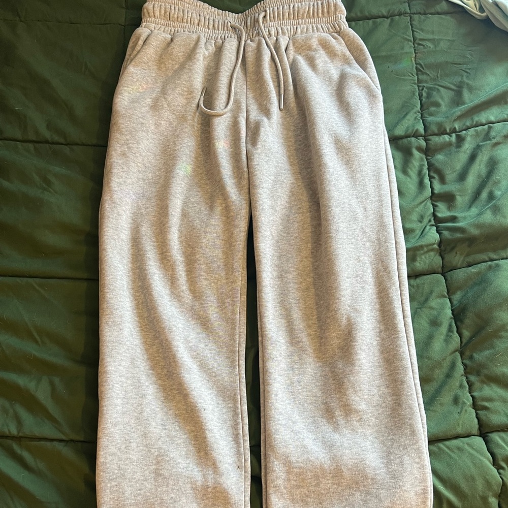 Grey sweatpants